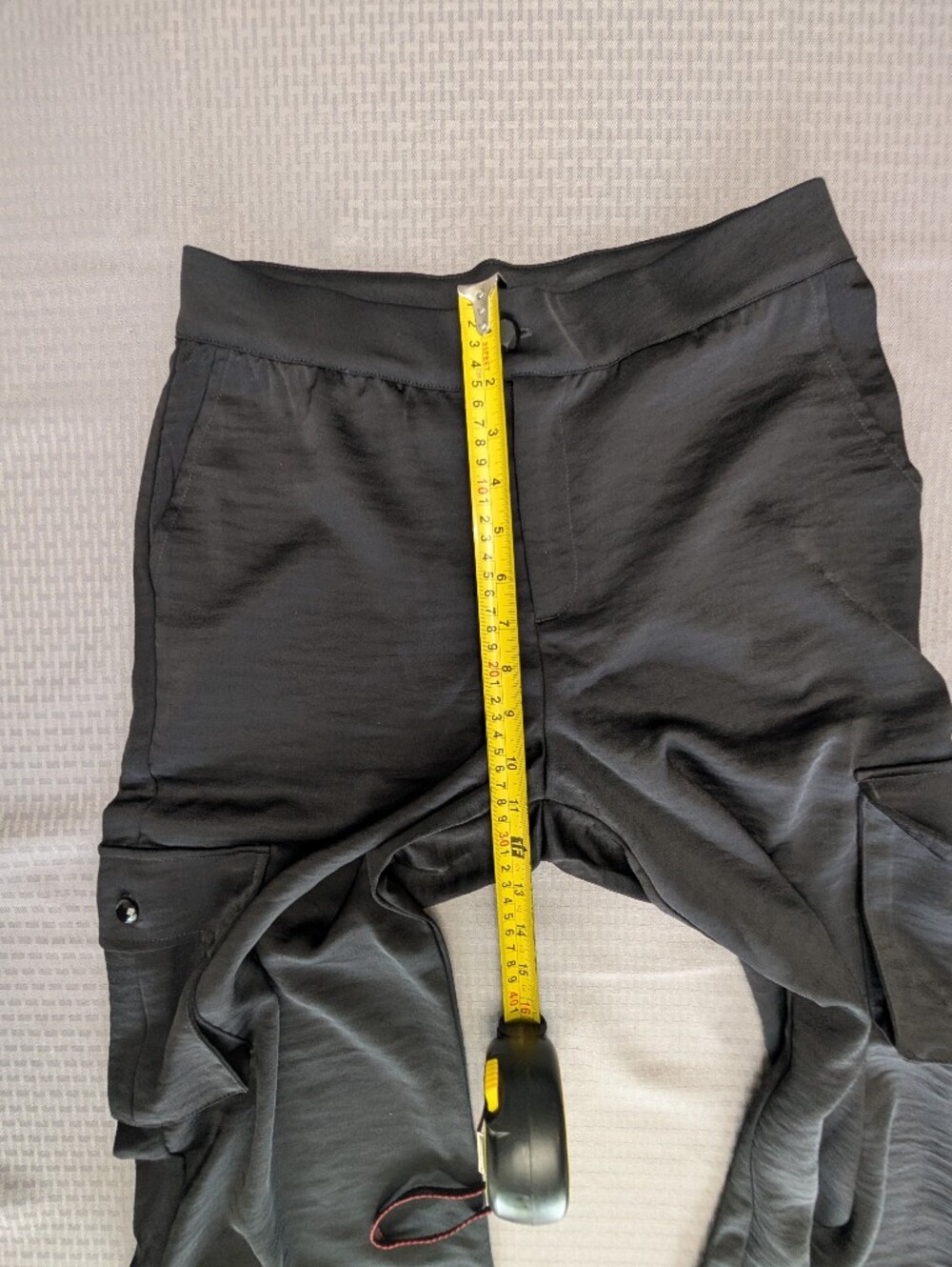 G By Giuliana Black Label Women's Black Straight Leg Cargo Trousers Size 2 New - Picture 8 of 14
